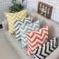沙发抱枕 条纹靠枕创意抱枕套 布艺沙发靠垫套厂家